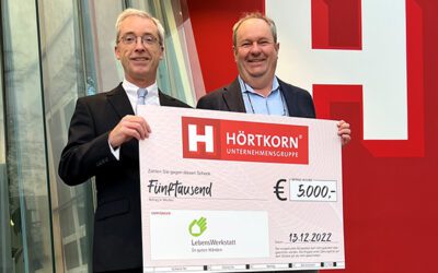 Christmas donation of the Hörtkorn Group over 5.000 Euro to the LebensWerkstatt