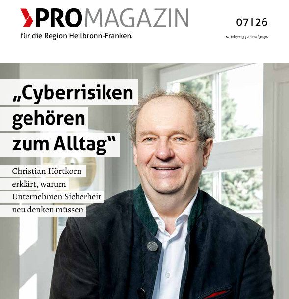 Cyberrisiken gehören zum Alltag: Christian Hörtkorn im ProMagazin