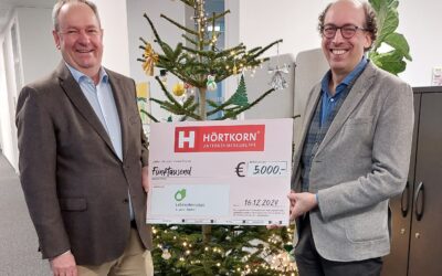 LebensWerkstatt erhält 5.000 € Spende der Hörtkorn Unternehmensgruppe
