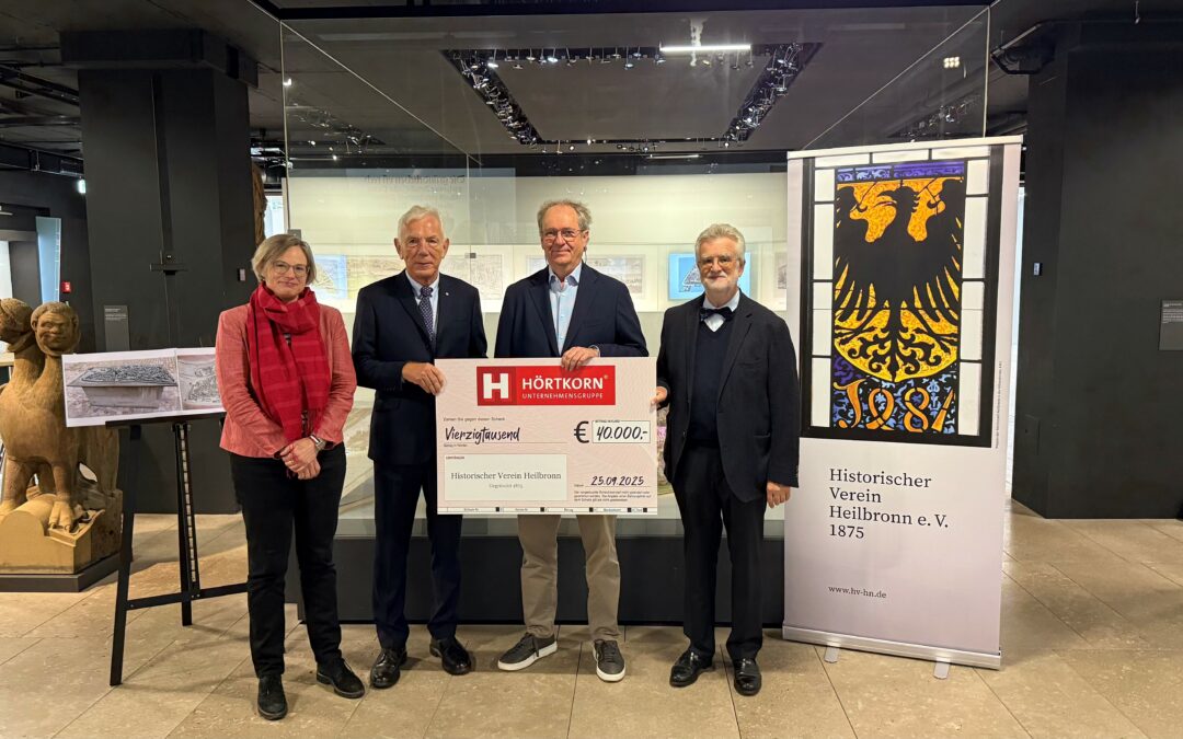 Ein Stadtmodell zum Anfassen – HÖRTKORN UNTERNEHMENSGRUPPE spendet 40.000 Euro an den Historischen Verein Heilbronn